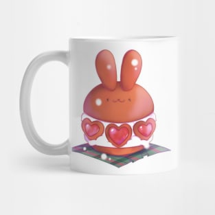 Gingerbread bunny sandwich Mug